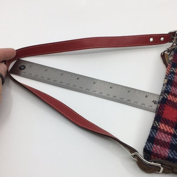Vintage Y2K Coach Holiday Plaid Wool Mini Bag - Picture 16 of 17